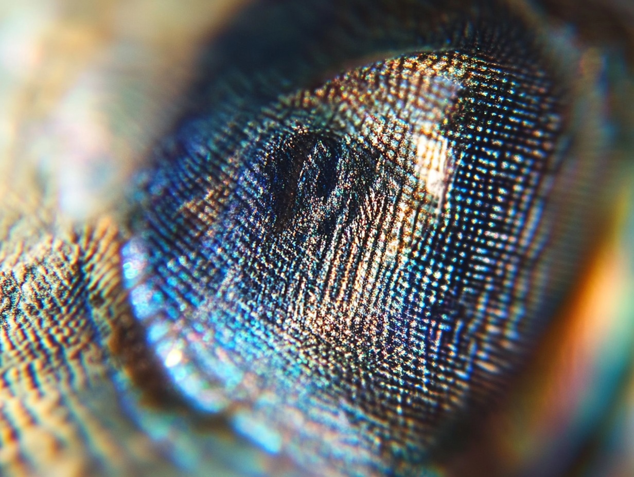 Microprinting detail on currency