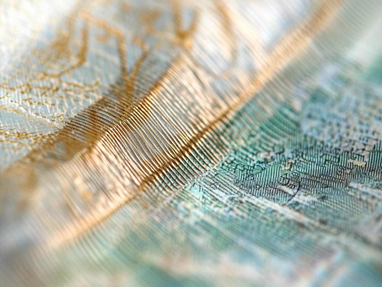 Embedded security thread in banknote